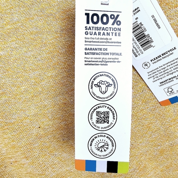 Smartwool Shadow Pine Colorblock Sweater NWT - Picture 5 of 14